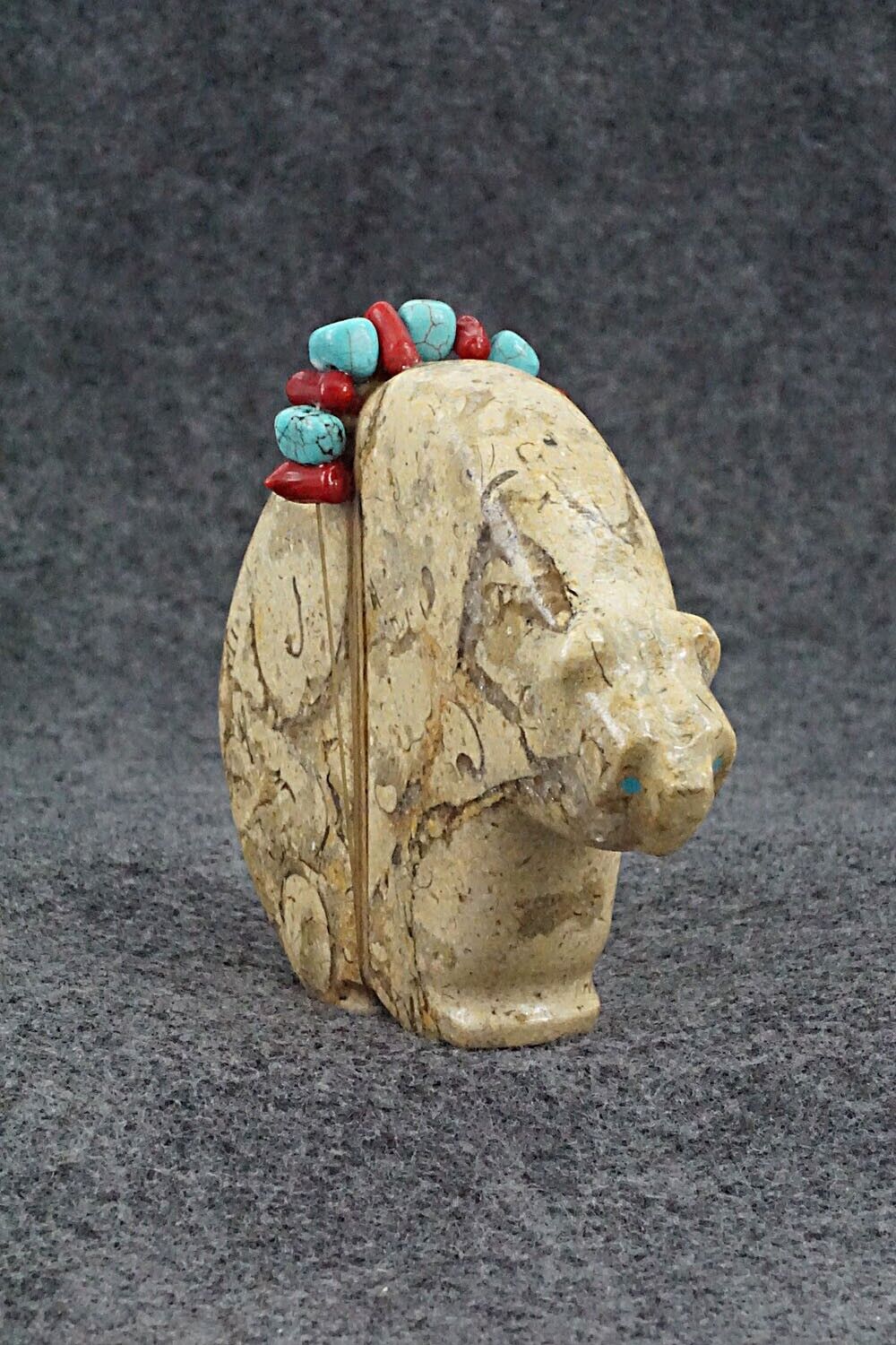 Bear Zuni Fetish Carving - Paulette & Farlan Quam