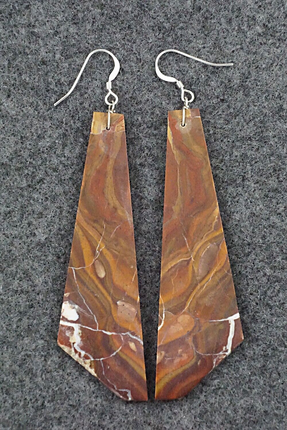 Wild Horse & Sterling Silver Earrings - Francis Garcia
