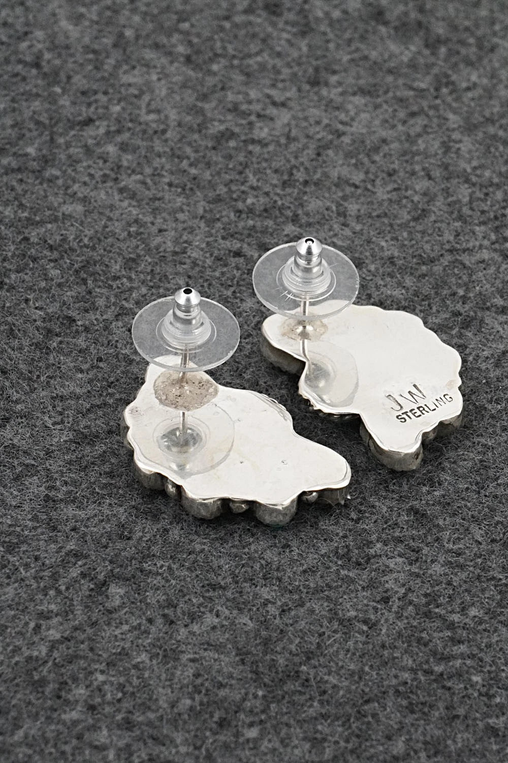 Turquoise & Sterling Silver Earrings - Justina Wilson
