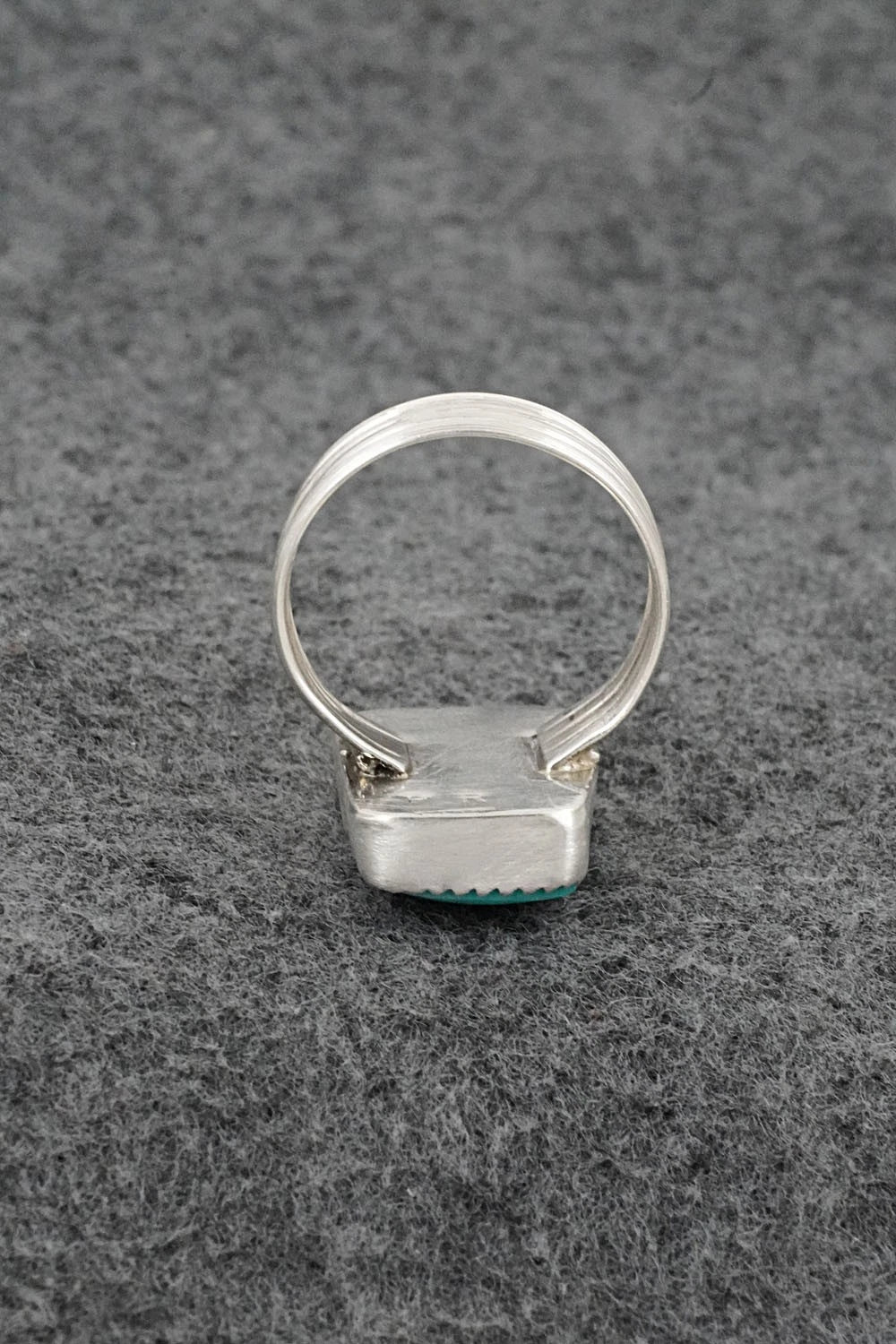 Turquoise & Sterling Silver Ring - Priscilla Reeder - Size 9.5