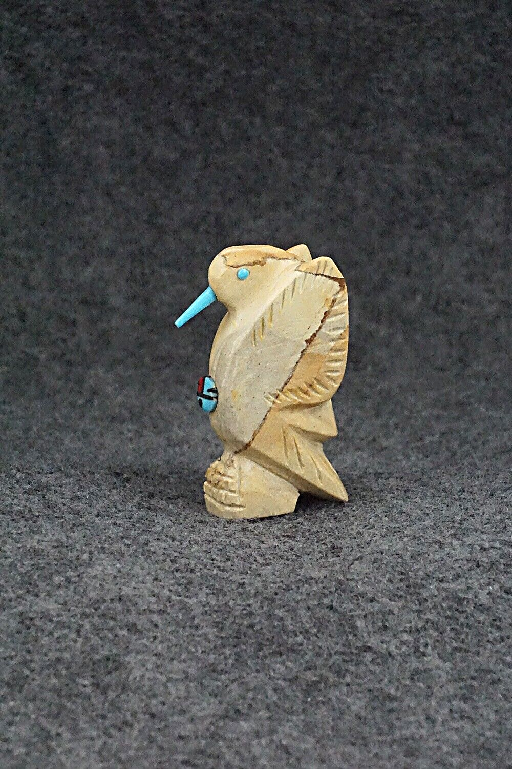Hummingbird Zuni Fetish Carving - Danette Laate