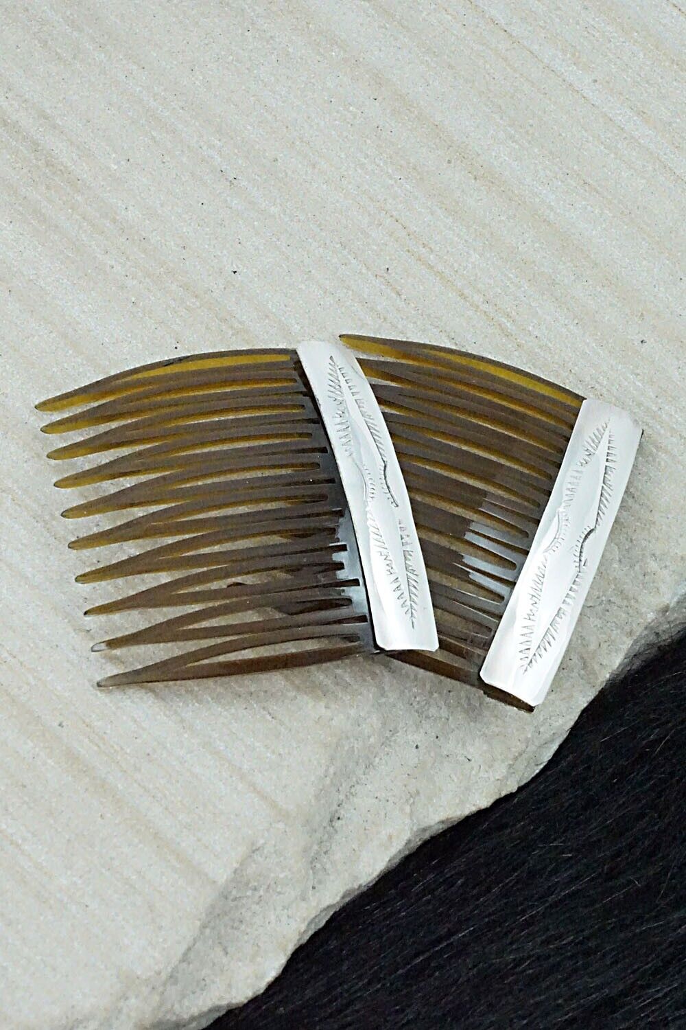 Sterling Silver Hair Combs - Randall Dalgai