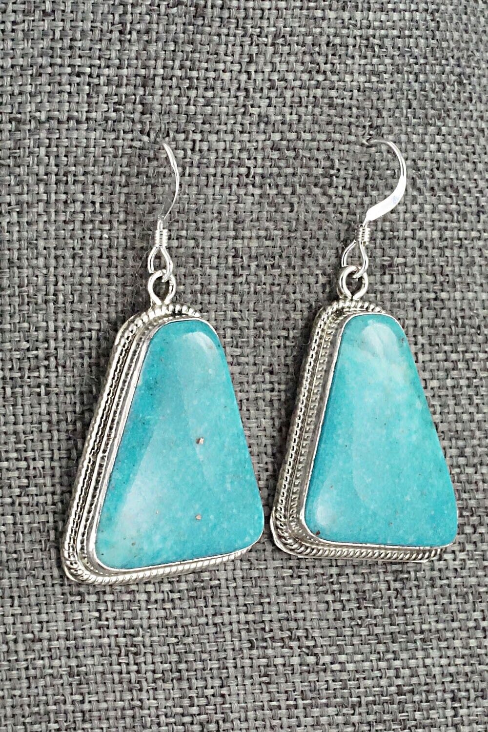 Turquoise and Sterling Silver Earrings - Sharon McCarthy