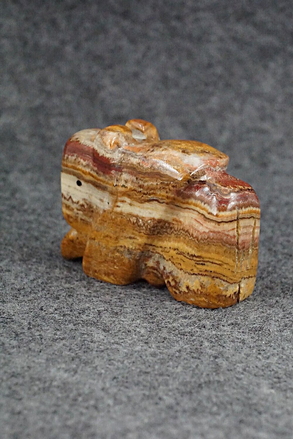 Buffalo Zuni Fetish Carving - Danny Lonjose