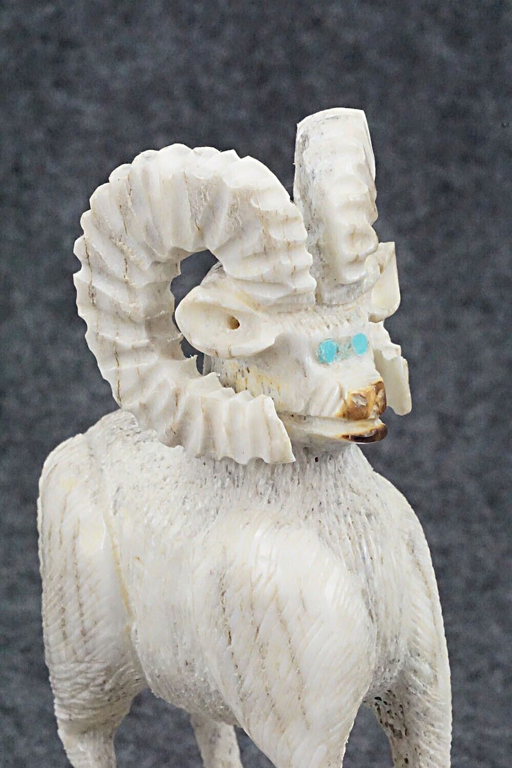 Ram Zuni Fetish Carving - Garrick Weeka