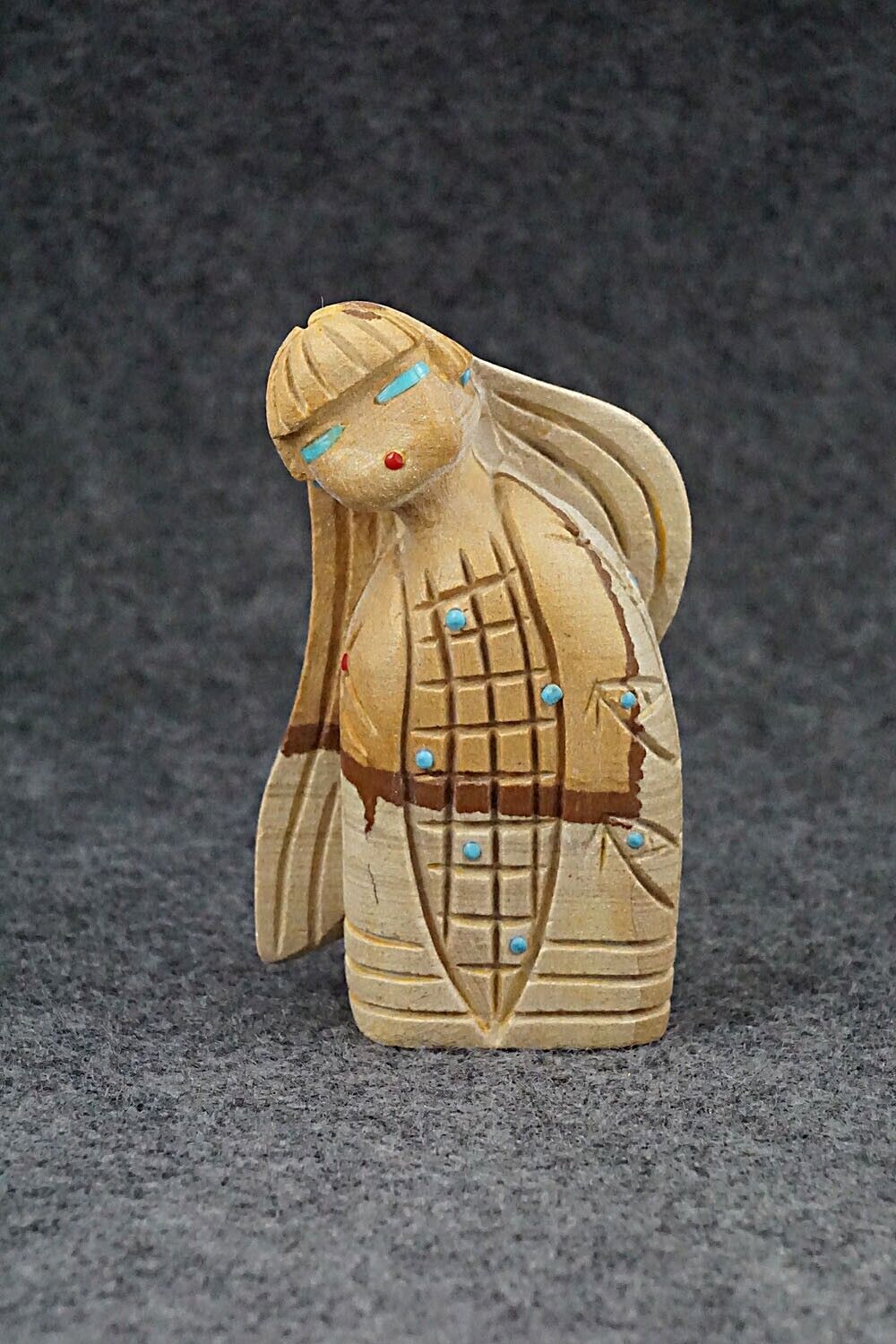Corn Maiden Zuni Fetish Carving - Douglas Martza