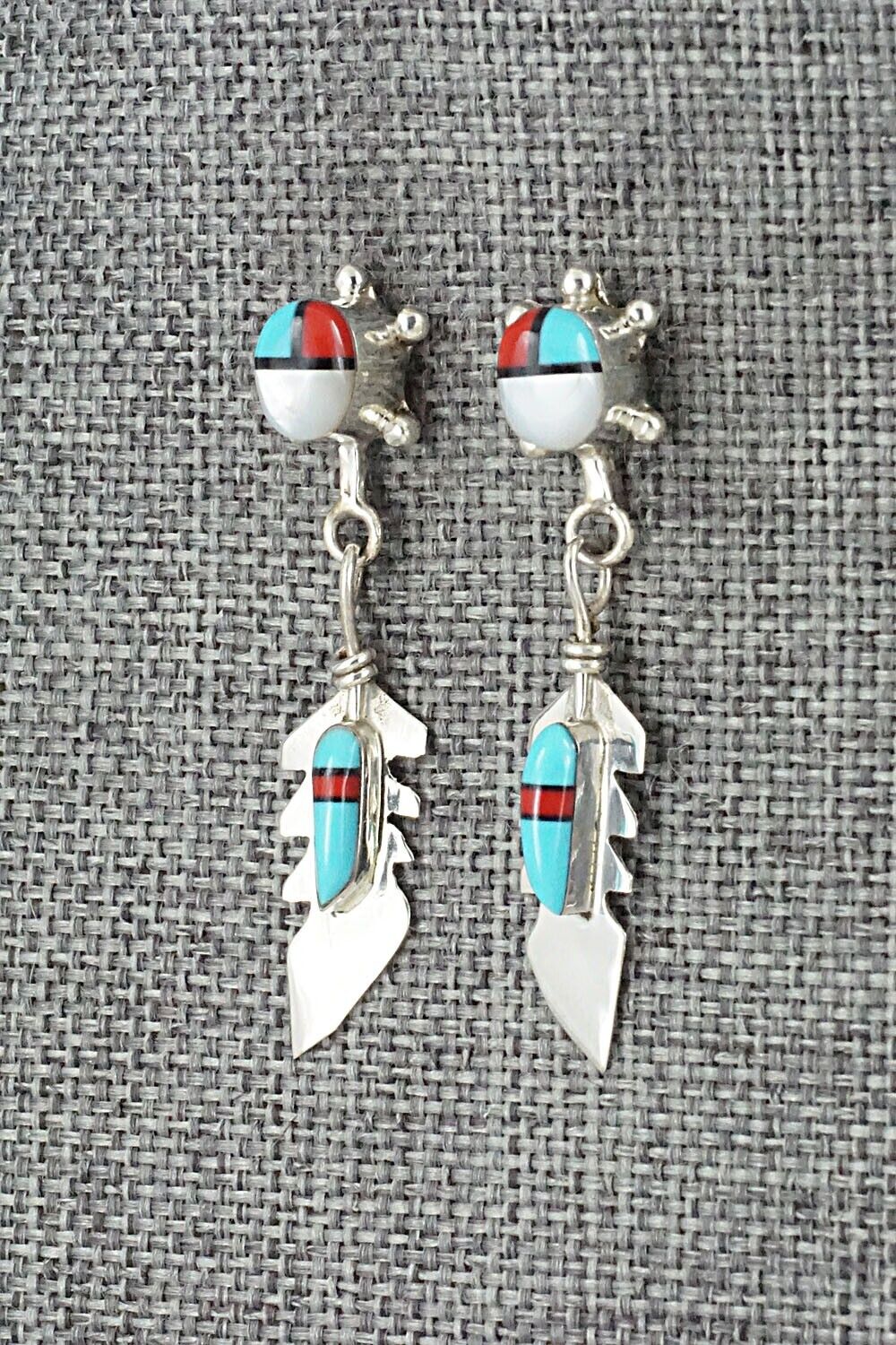 Multi-Stone & Sterling Silver Earrings - Maggie Bedah