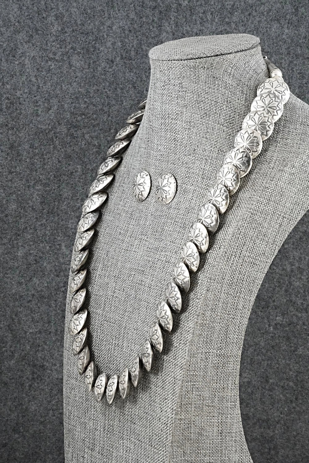 Sterling Silver Necklace and Earrings Set - Tim Thompson