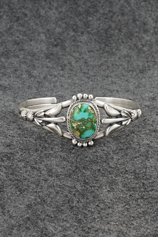 Turquoise & Sterling Silver Bracelet - Bobby Platero