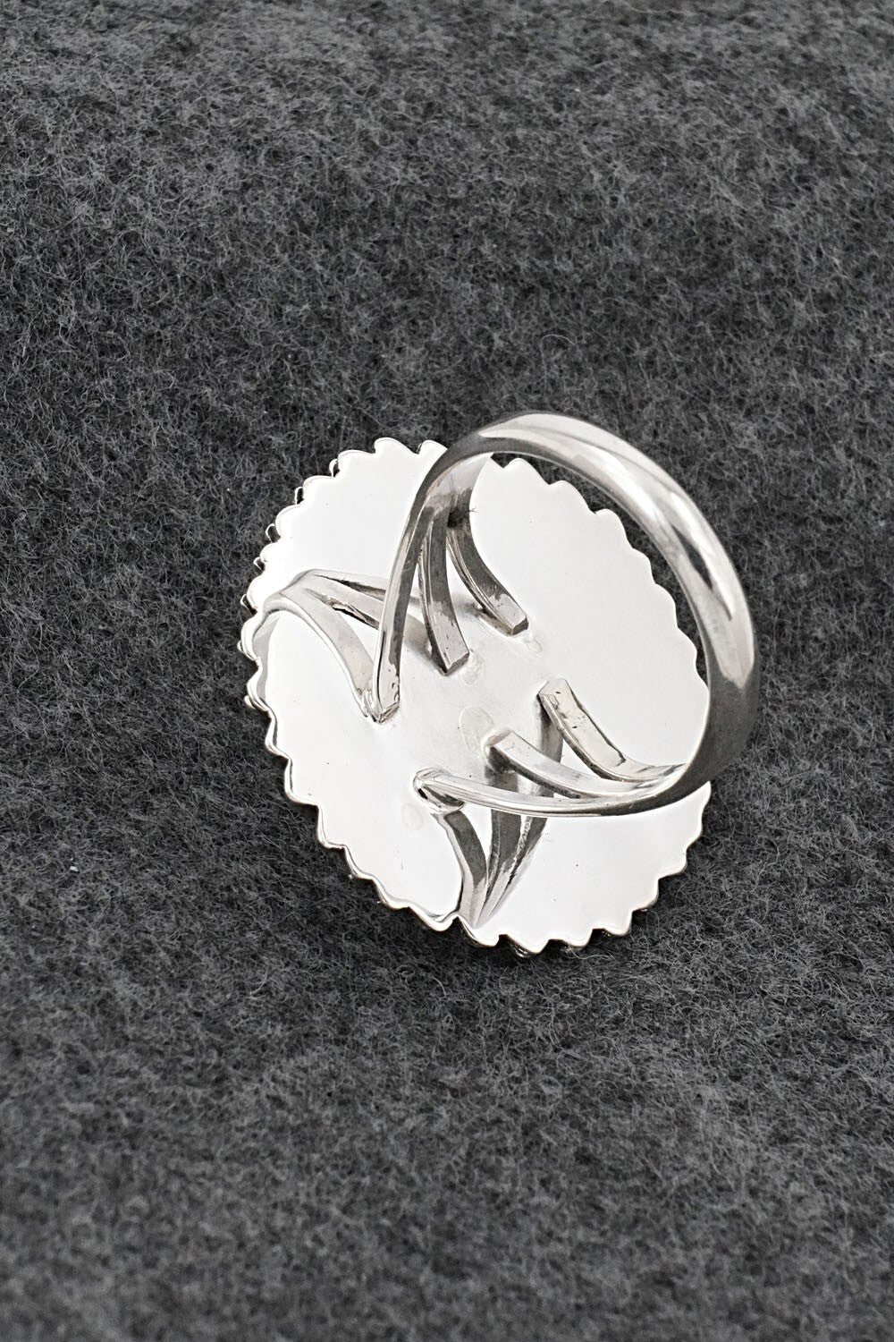 Turquoise & Sterling Silver Ring - Alice Rose Saunders - Size 8.5