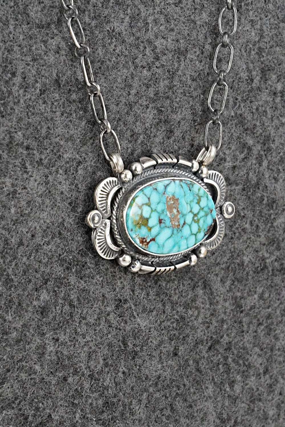 Turquoise & Sterling Silver Necklace - Daniel Benally