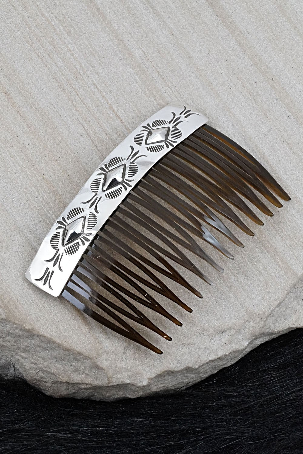 Sterling Silver Hair Combs - Bertha Begay