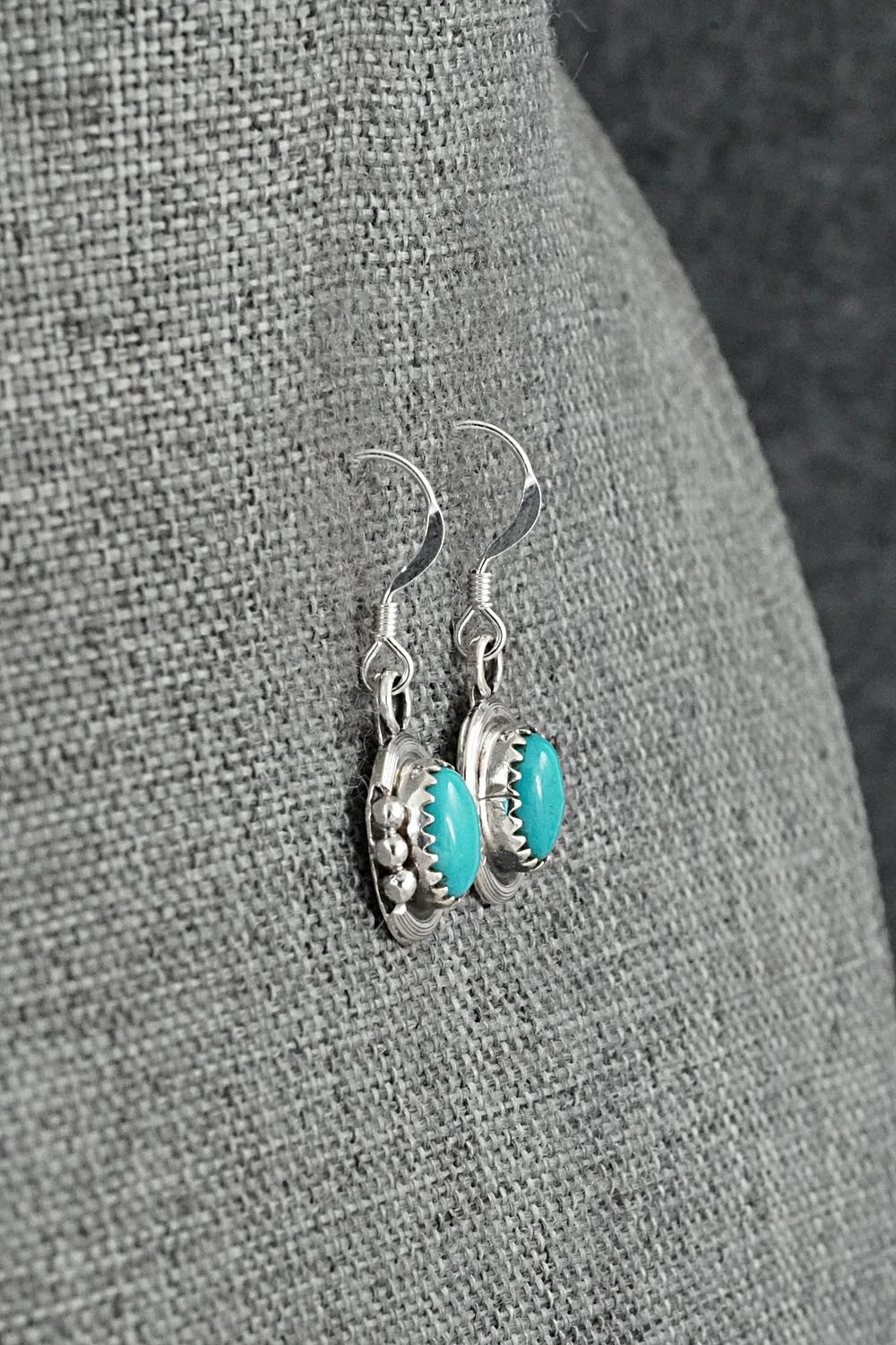 Turquoise & Sterling Silver Earrings - Rita Largo
