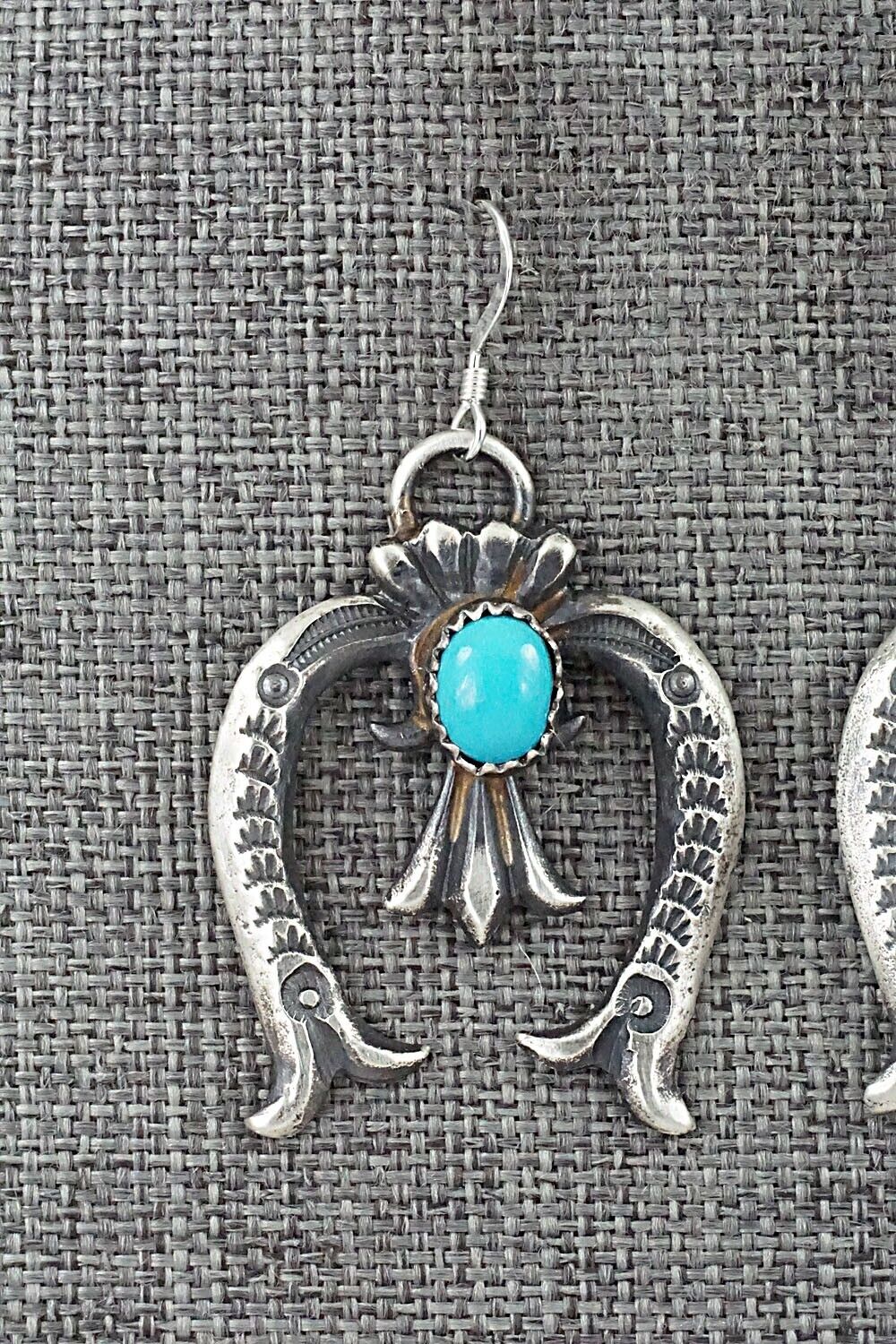 Turquoise & Sterling Silver Earrings - Eva & Linberg Billah