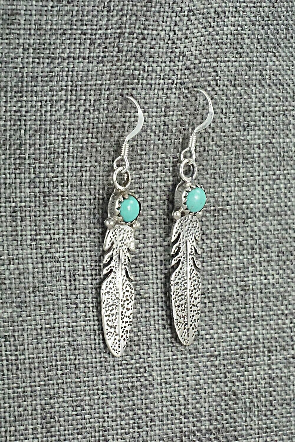 Turquoise & Sterling Silver Earrings - Sharon McCarthy