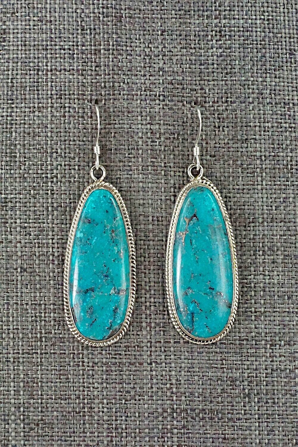 Turquoise and Sterling Silver Earrings - Sharon McCarthy