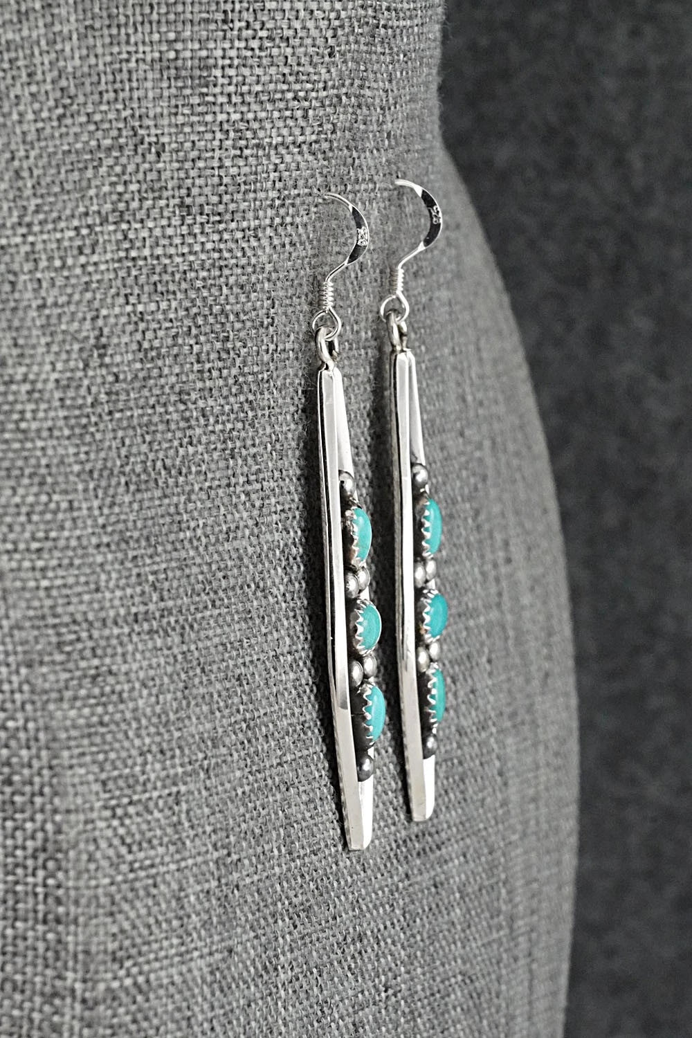 Turquoise & Sterling Silver Earrings - Paul Largo