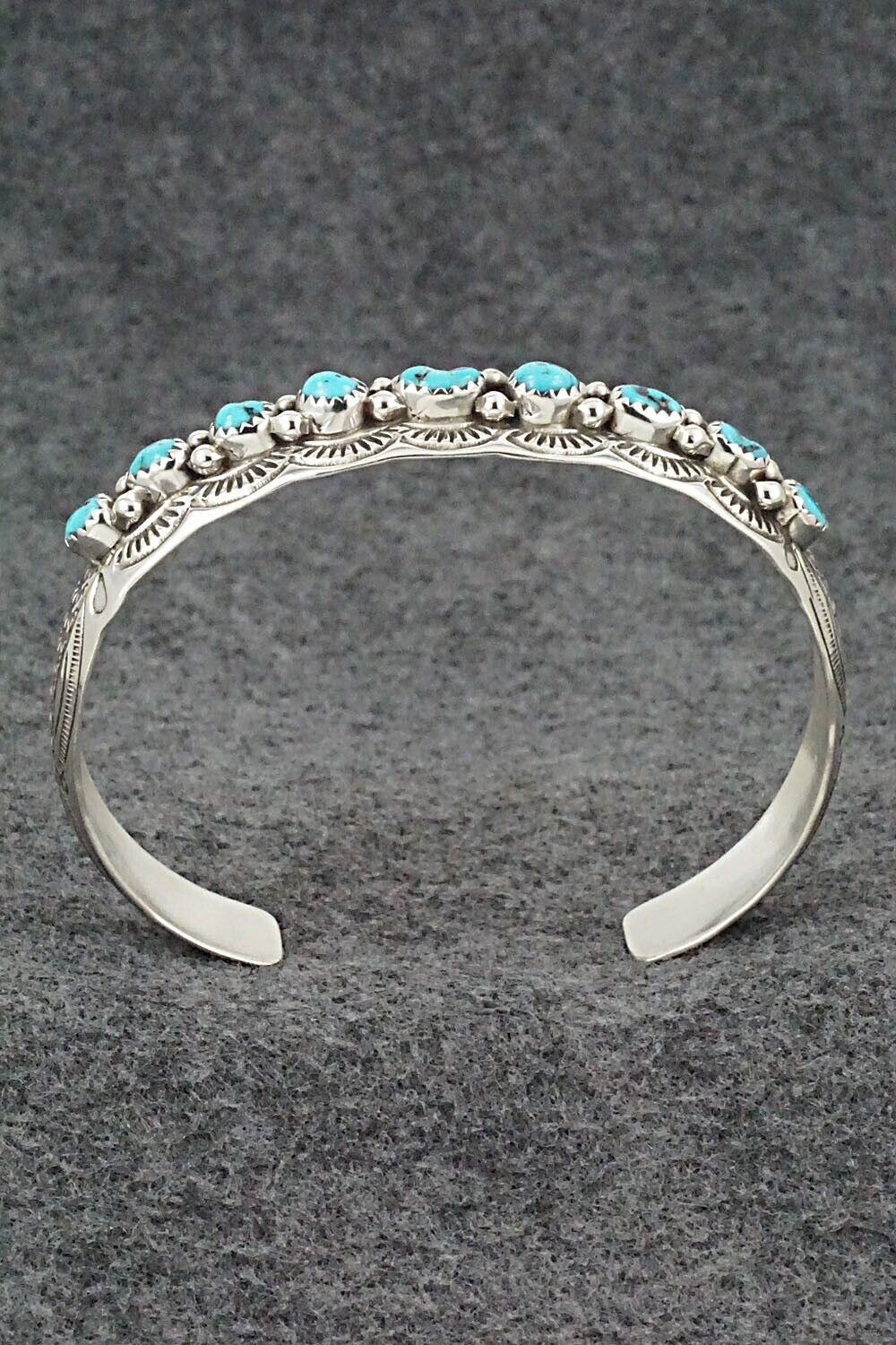 Turquoise & Sterling Silver Bracelet - Grace Silver