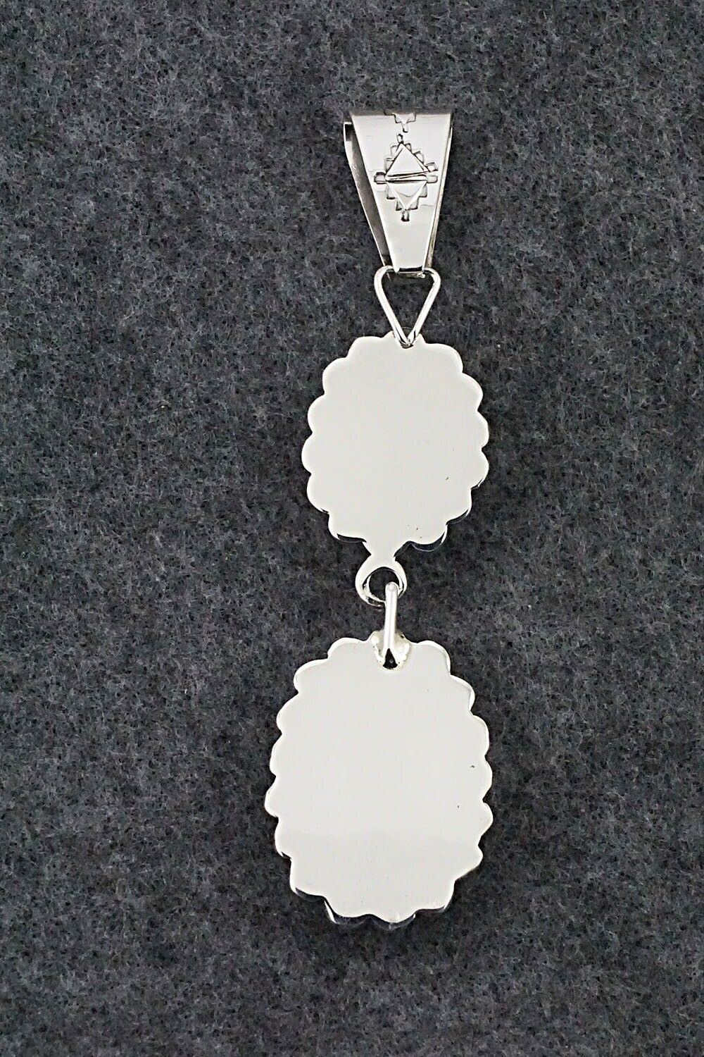 Turquoise & Sterling Silver Pendant - Sheena Jack