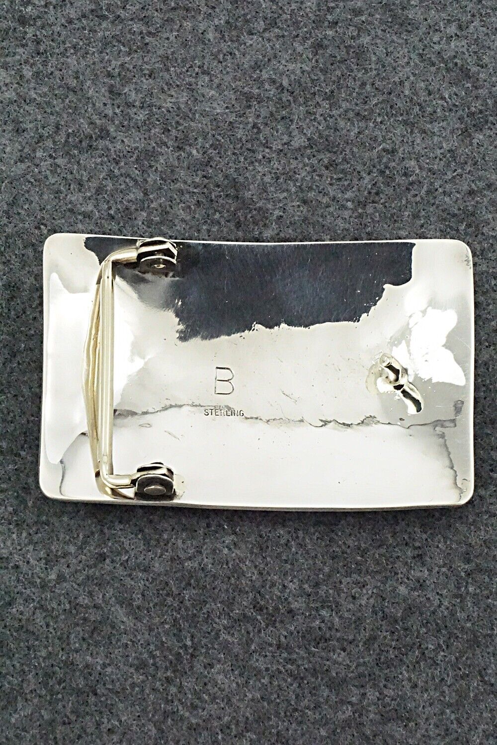 Sterling Silver Belt Buckle - Elaine Becenti