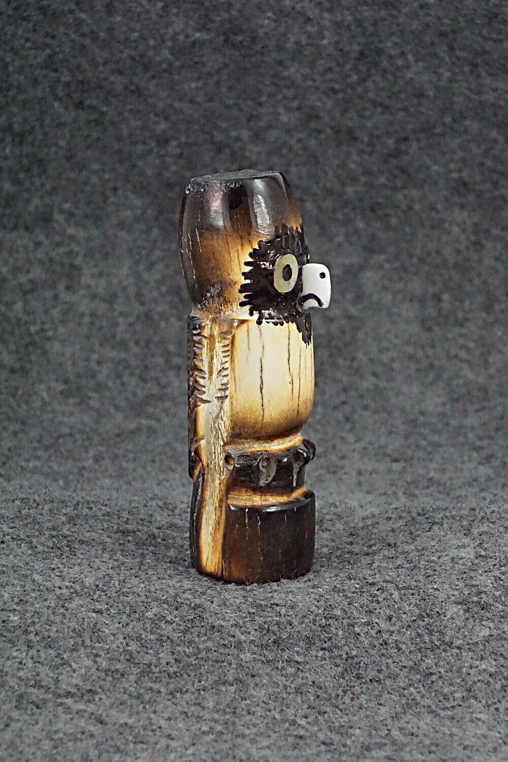 Owl Zuni Fetish Carving - Craig Haloo