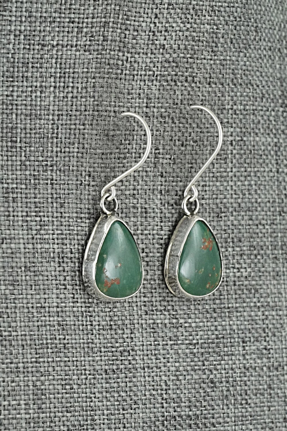 Turquoise & Sterling Silver Earrings - Rosemary Saunders
