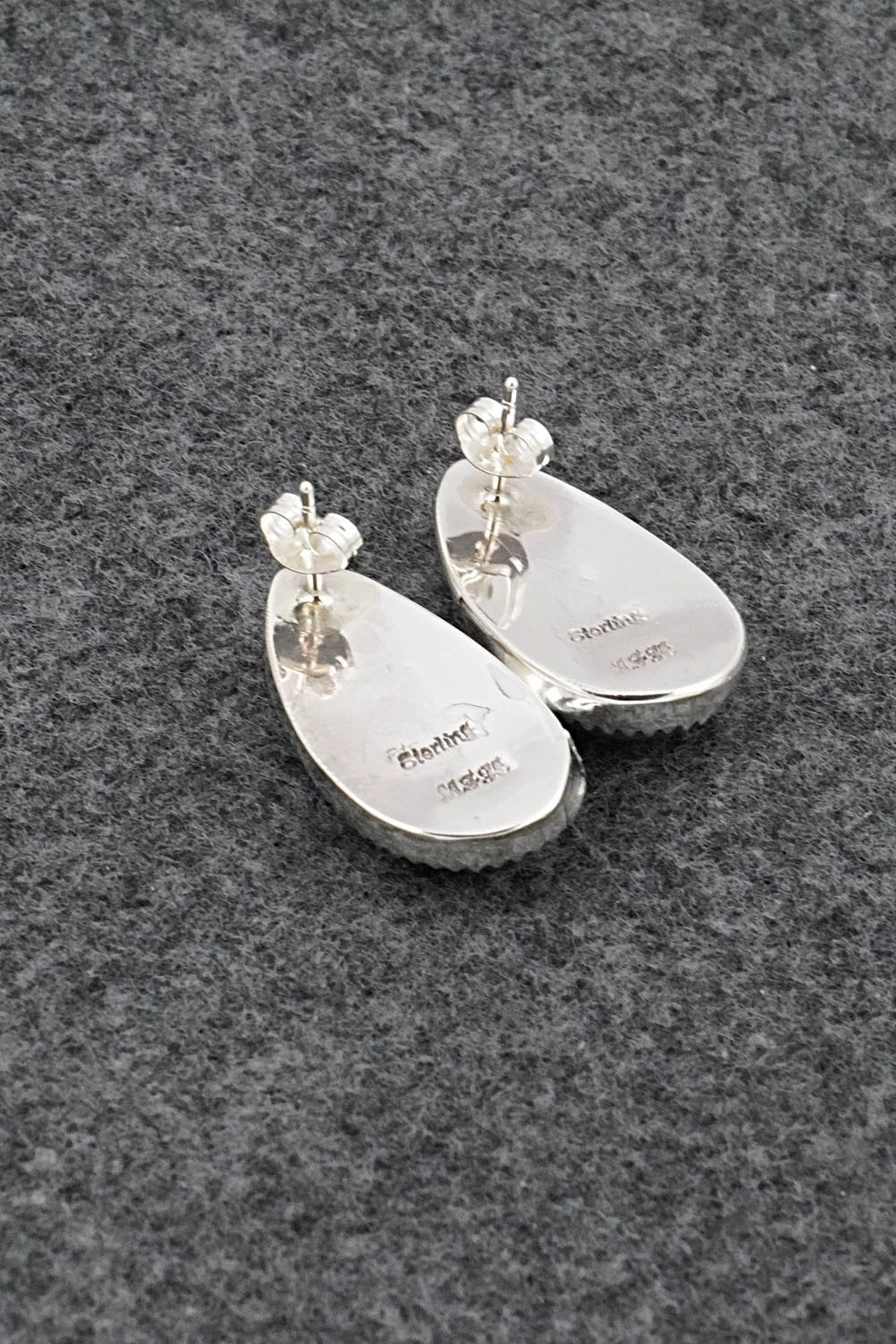 Morado & Sterling Silver Earrings - Murray Hannaweeka