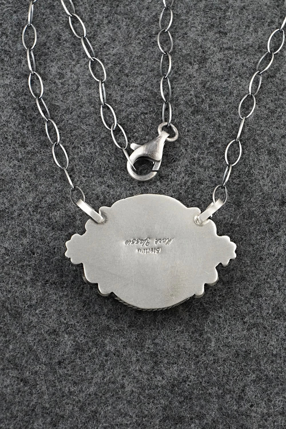 Turquoise & Sterling Silver Necklace - Mark Yazzie