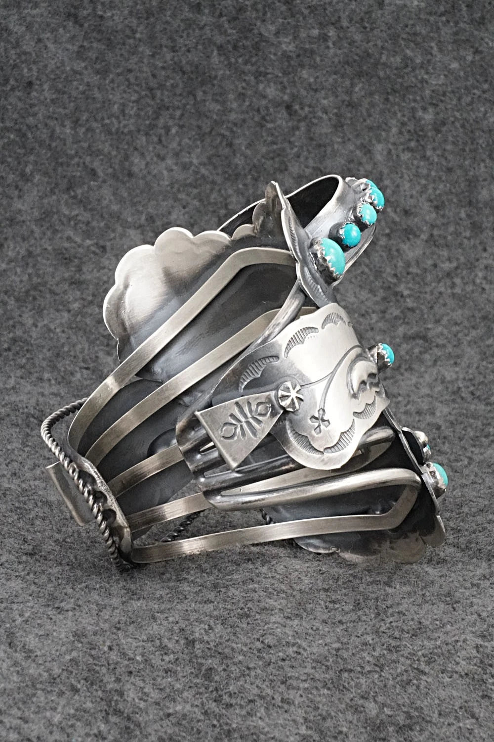 Turquoise & Sterling Silver Bracelet - Tim Yazzie