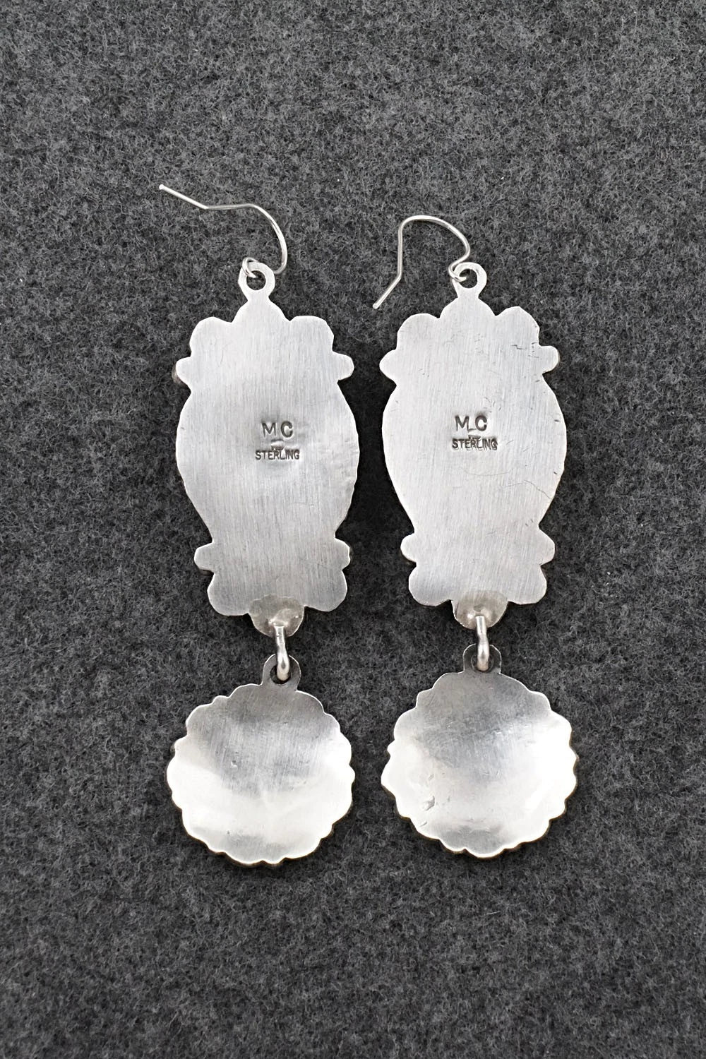Turquoise & Sterling Silver Earrings - Michael Calladitto