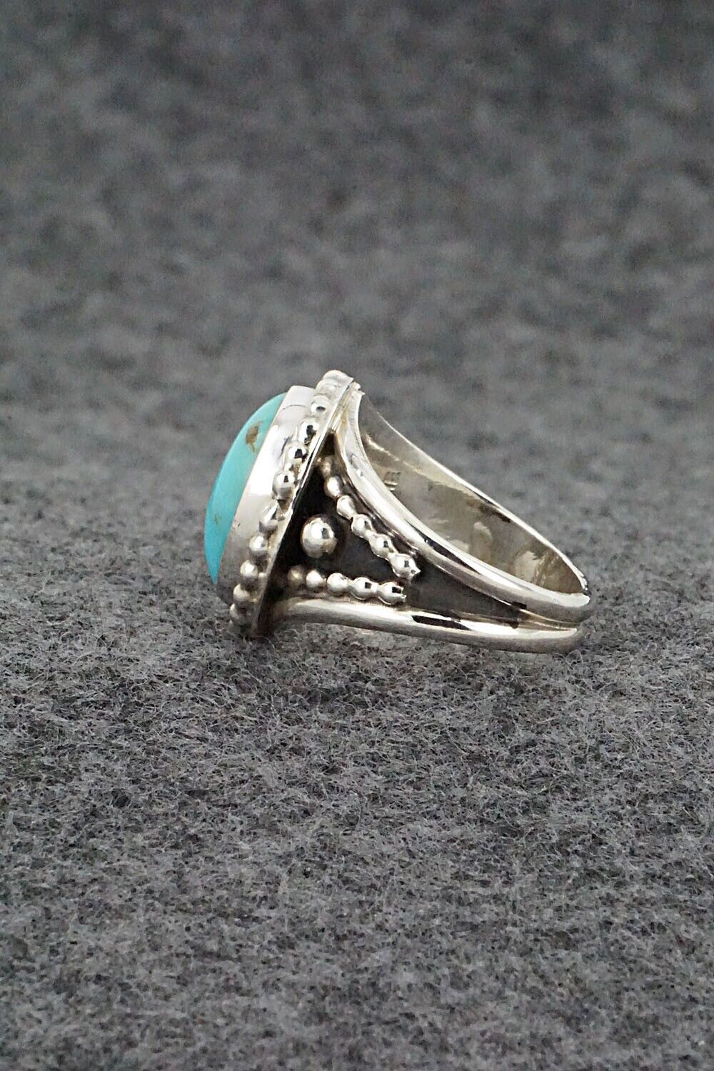 Turquoise & Sterling Silver Ring - Thomas Yazzie - Size 6