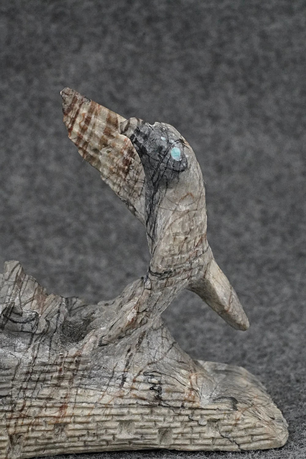 Eagle Zuni Fetish Carving - Herb Him