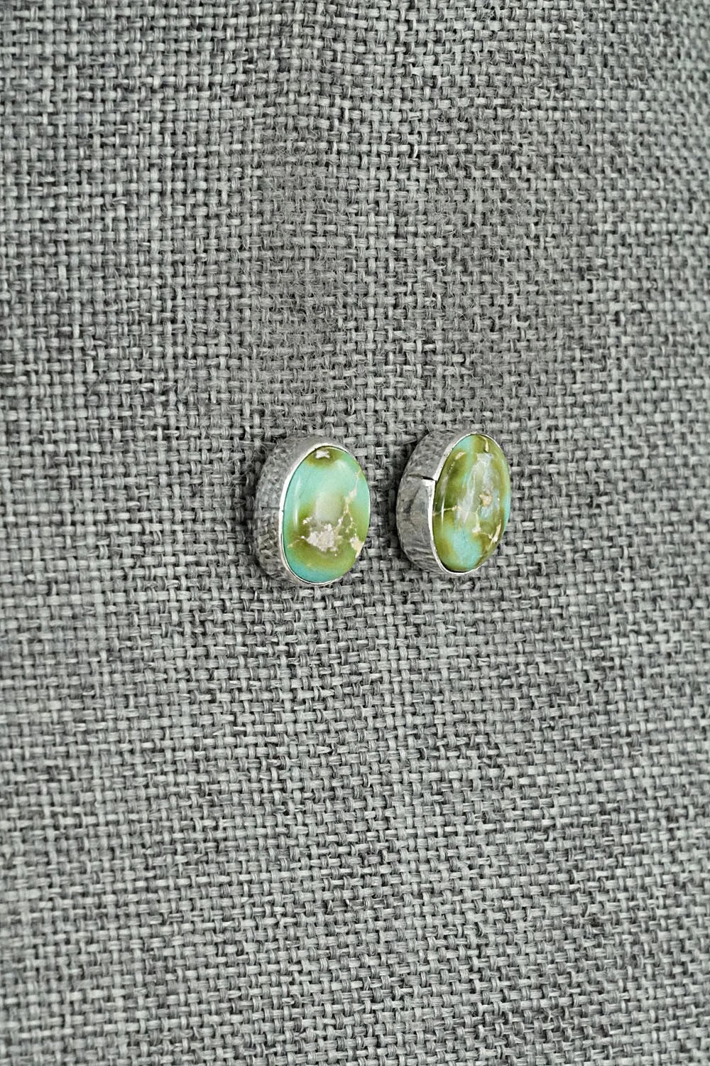 Turquoise & Sterling Silver Earrings - Rosemary Saunders
