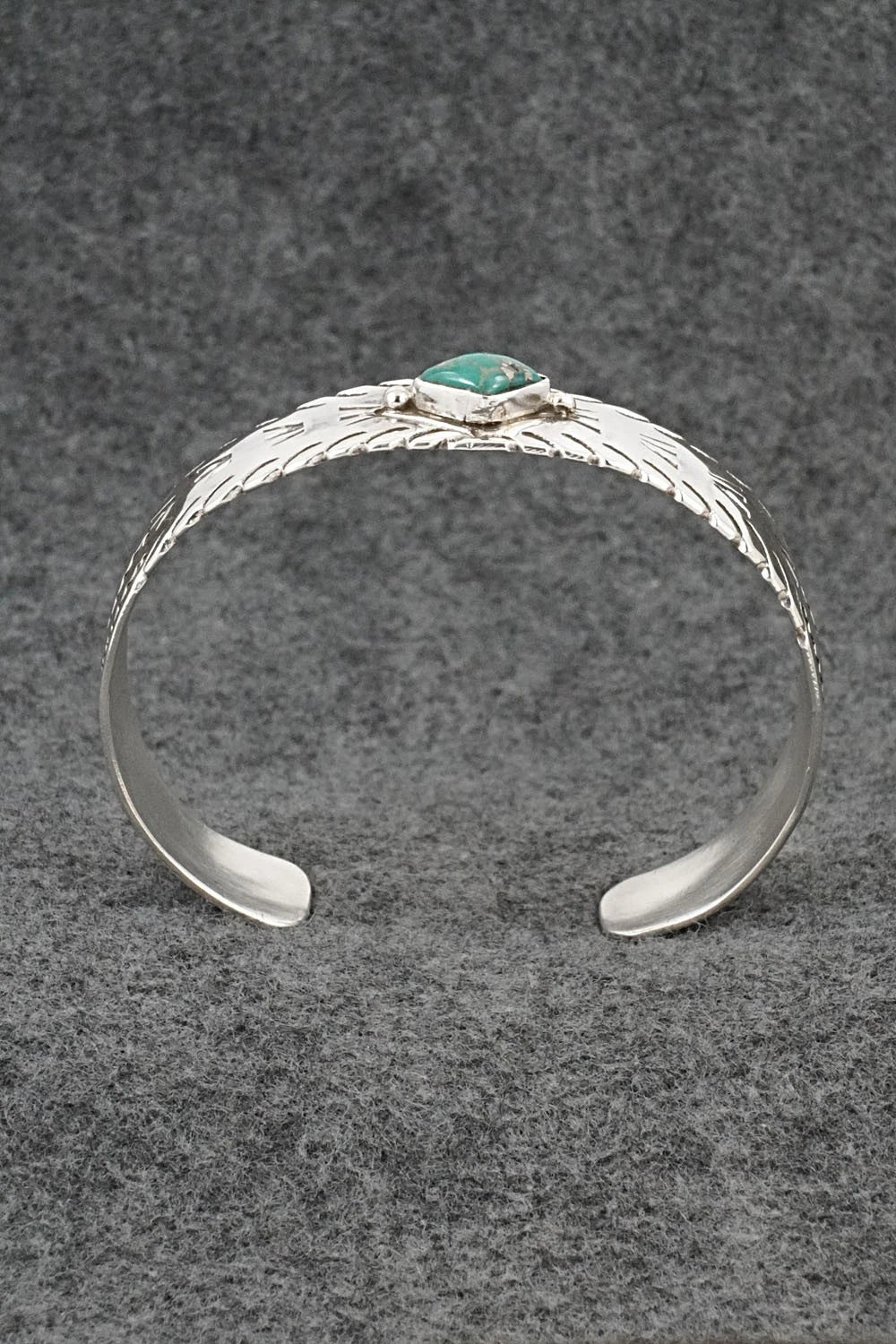 Turquoise & Sterling Silver Bracelet - Priscilla Reeder