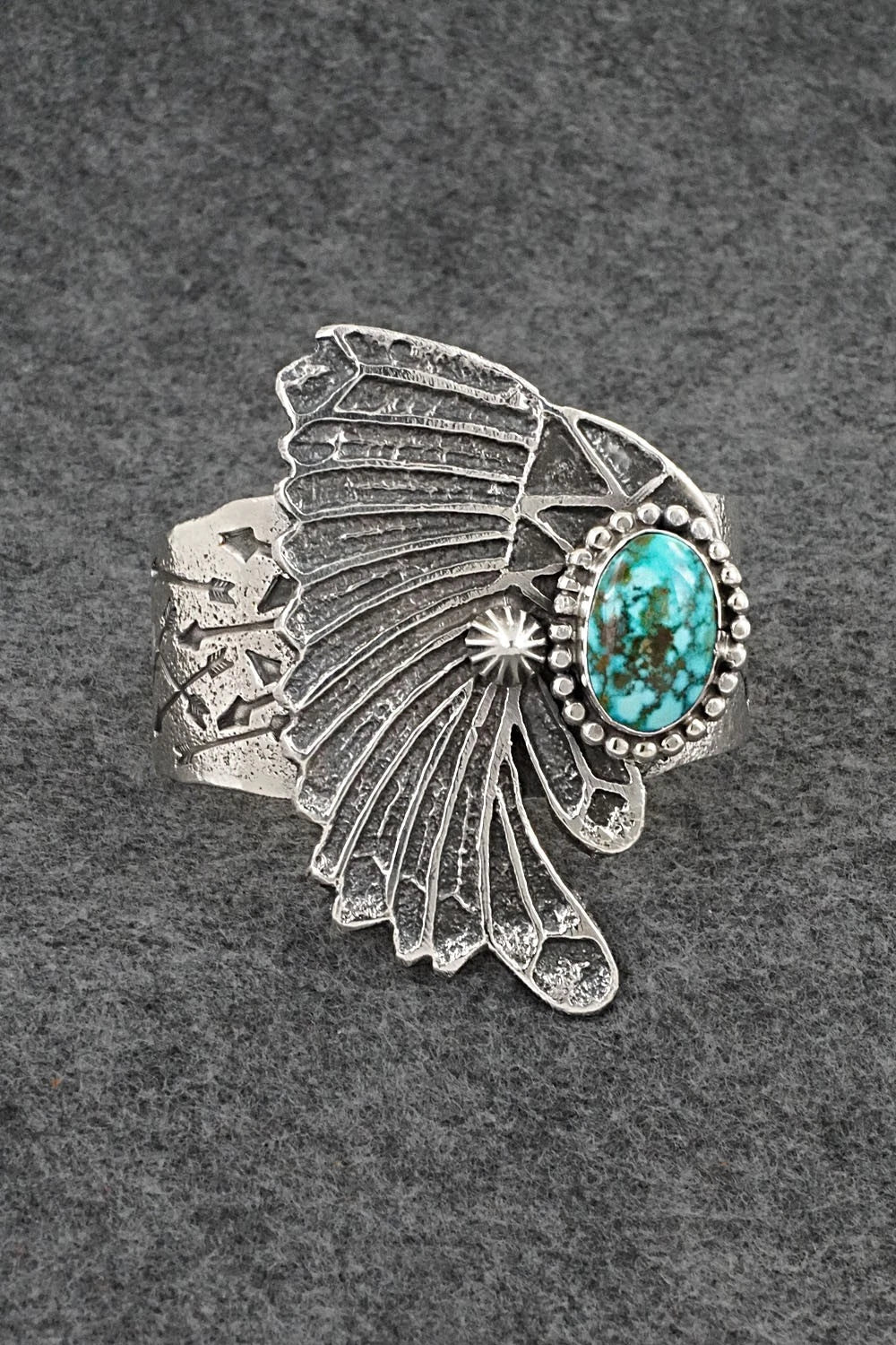 Turquoise & Sterling Silver Bracelet - Delbert Arviso