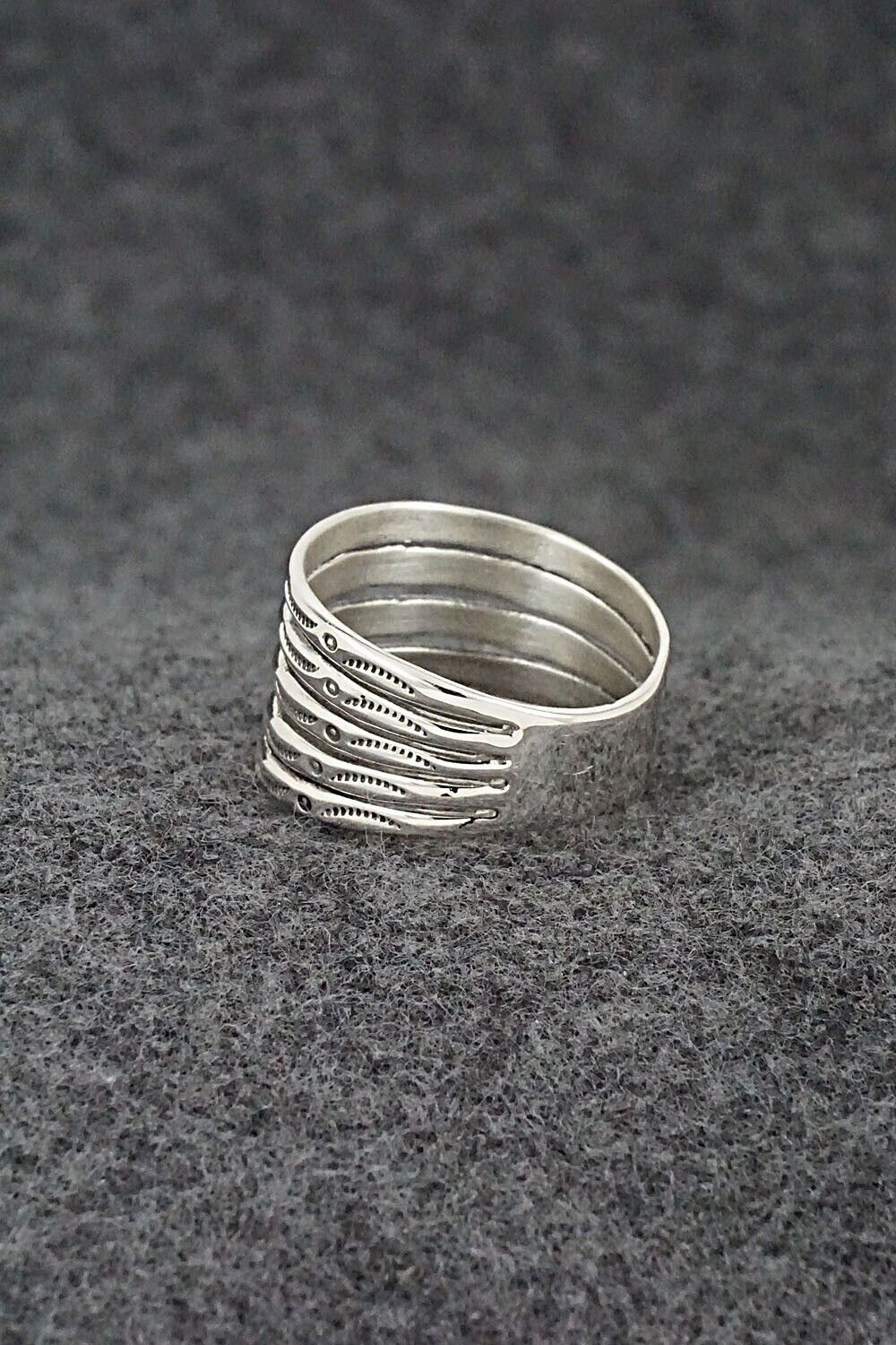 Sterling Silver Ring - Raymond Coriz - Size 9.5
