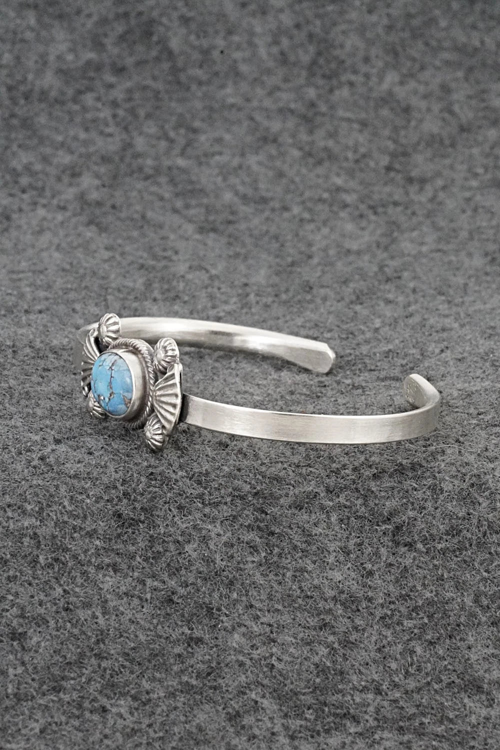 Turquoise & Sterling Silver Bracelet - Genevieve Francisco