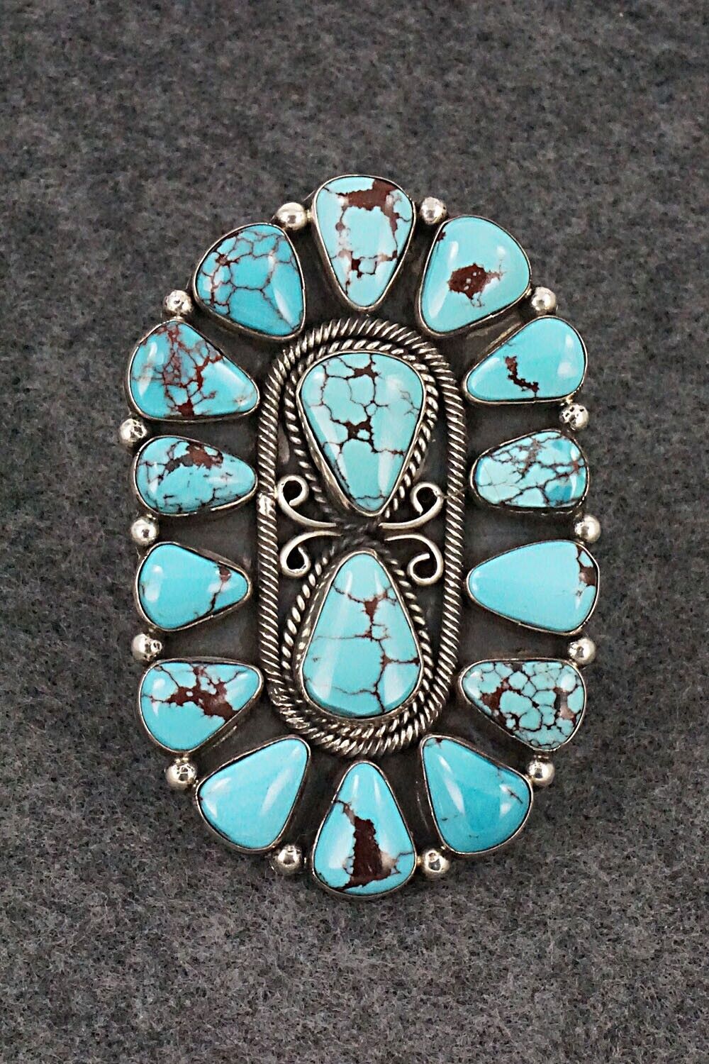 Turquoise & Sterling Silver Bracelet and Ring - Hemerson Brown