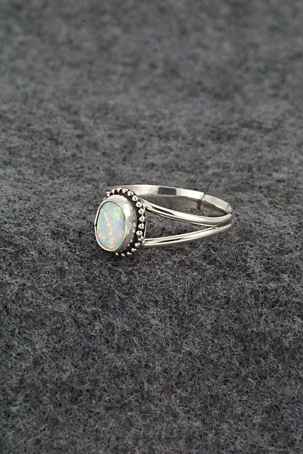 Opalite & Sterling Silver Ring - Jan Mariano - Size 8.5