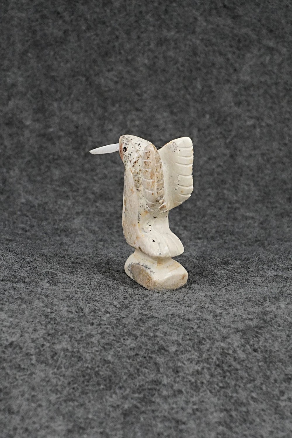 Hummingbird Zuni Fetish Carving - Justin Red Elk