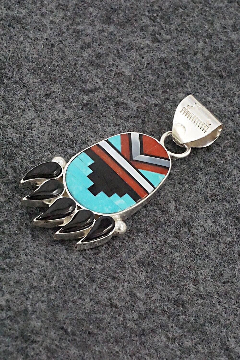 Multi-Stone & Sterling Silver Pendant - Michelle Peina