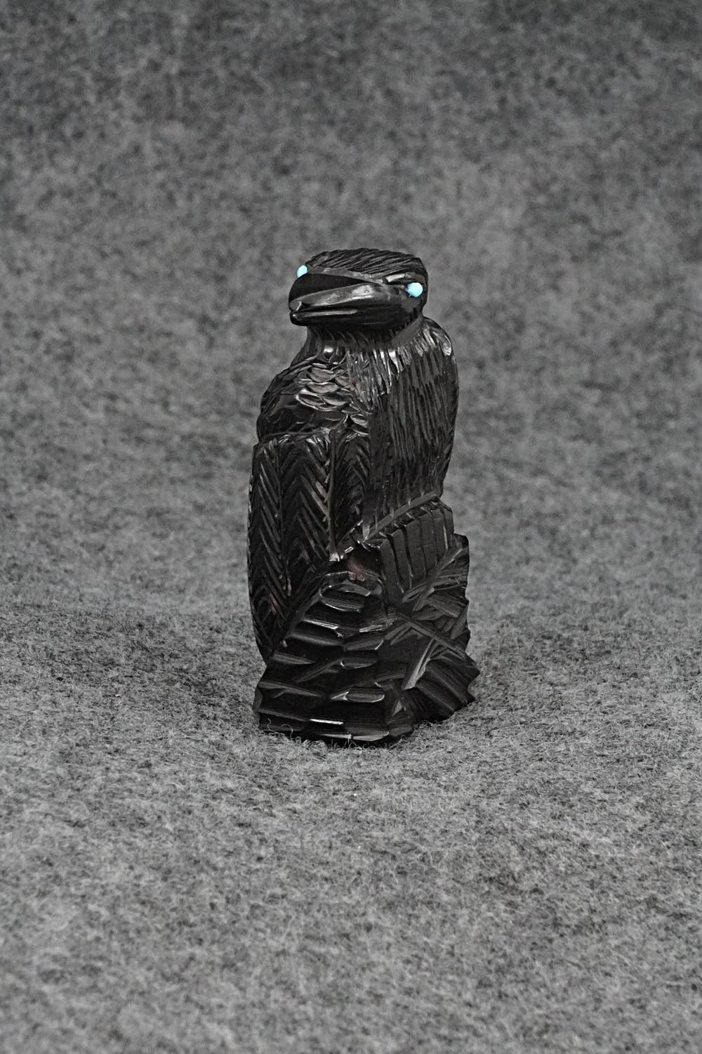 Crow Zuni Fetish Carving - Mike Tucson
