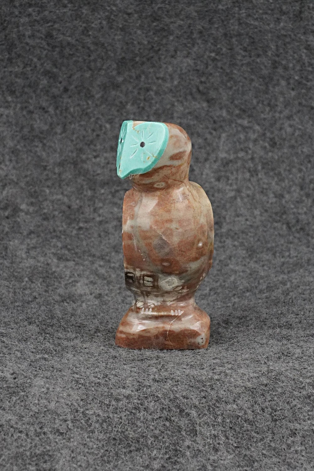 Owl Zuni Fetish Carving - Enrike Leekya