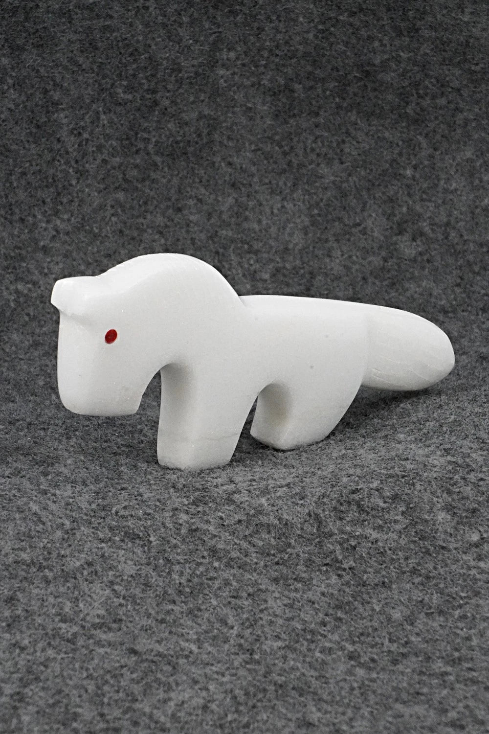 Horse Zuni Fetish Carving - Kenric Laiwakete