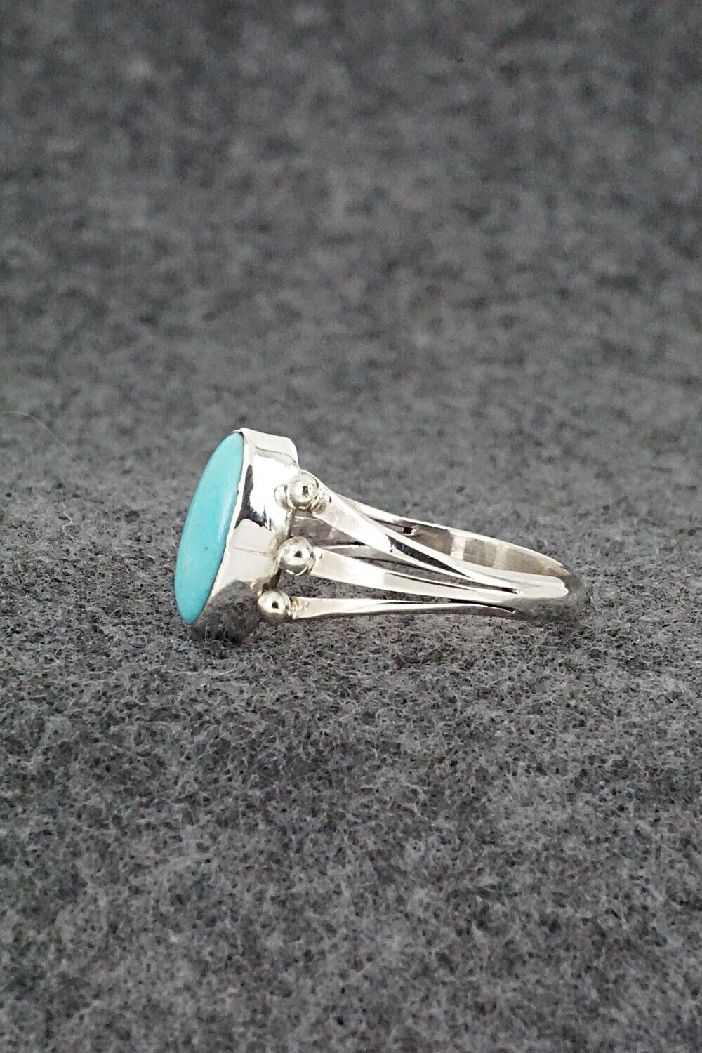 Turquoise & Sterling Silver Ring - Paige Gordon - Size 8