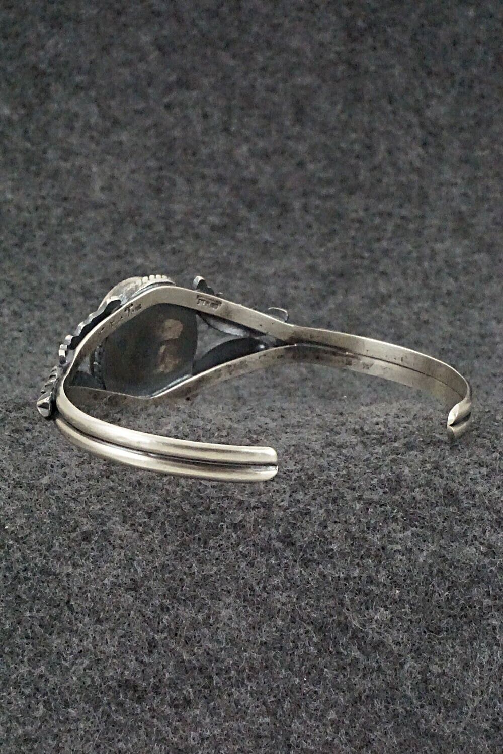 Turquoise & Sterling Silver Bracelet - Gilbert Tom