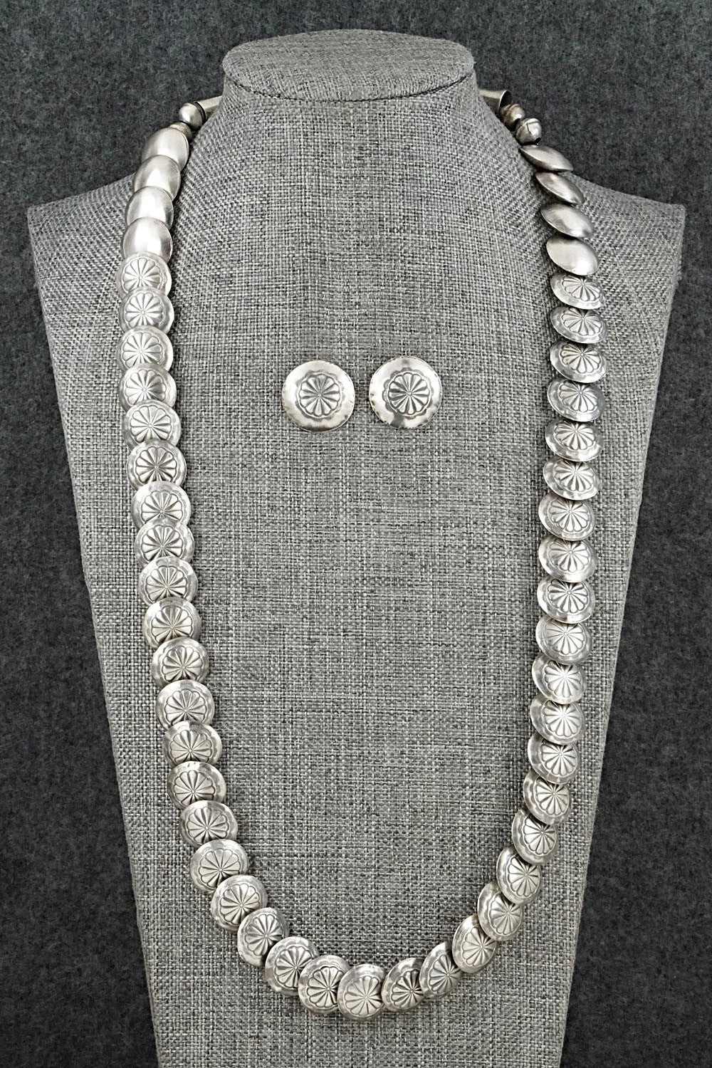 Sterling Silver Necklace and Earrings Set - Tim Thompson