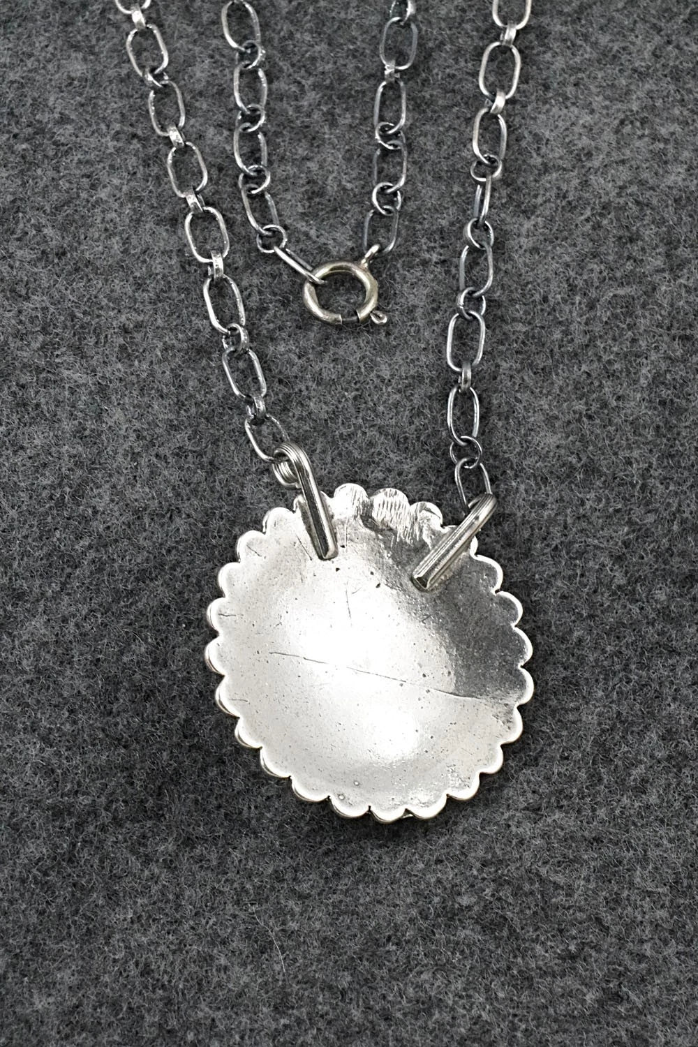 Turquoise & Sterling Silver Necklace - Sheldon Mariano