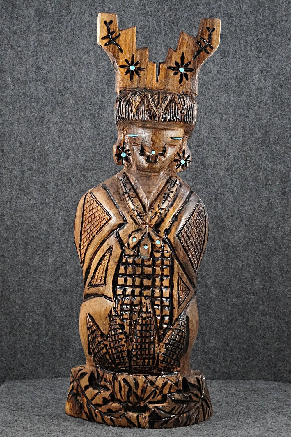 Corn Maiden Zuni Fetish Carving - Tony Mackel
