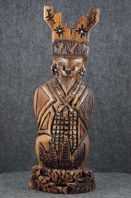 Corn Maiden Zuni Fetish Carving - Tony Mackel